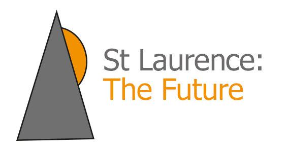 Logo of St Laurence: The Future with link to their website