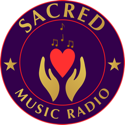 Logo of Sacred Music Radio with link to their website